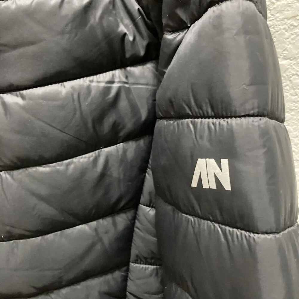 Antarctica Gear Heated Puffer Jacket Black Hood Men Size Large w Battery 16000